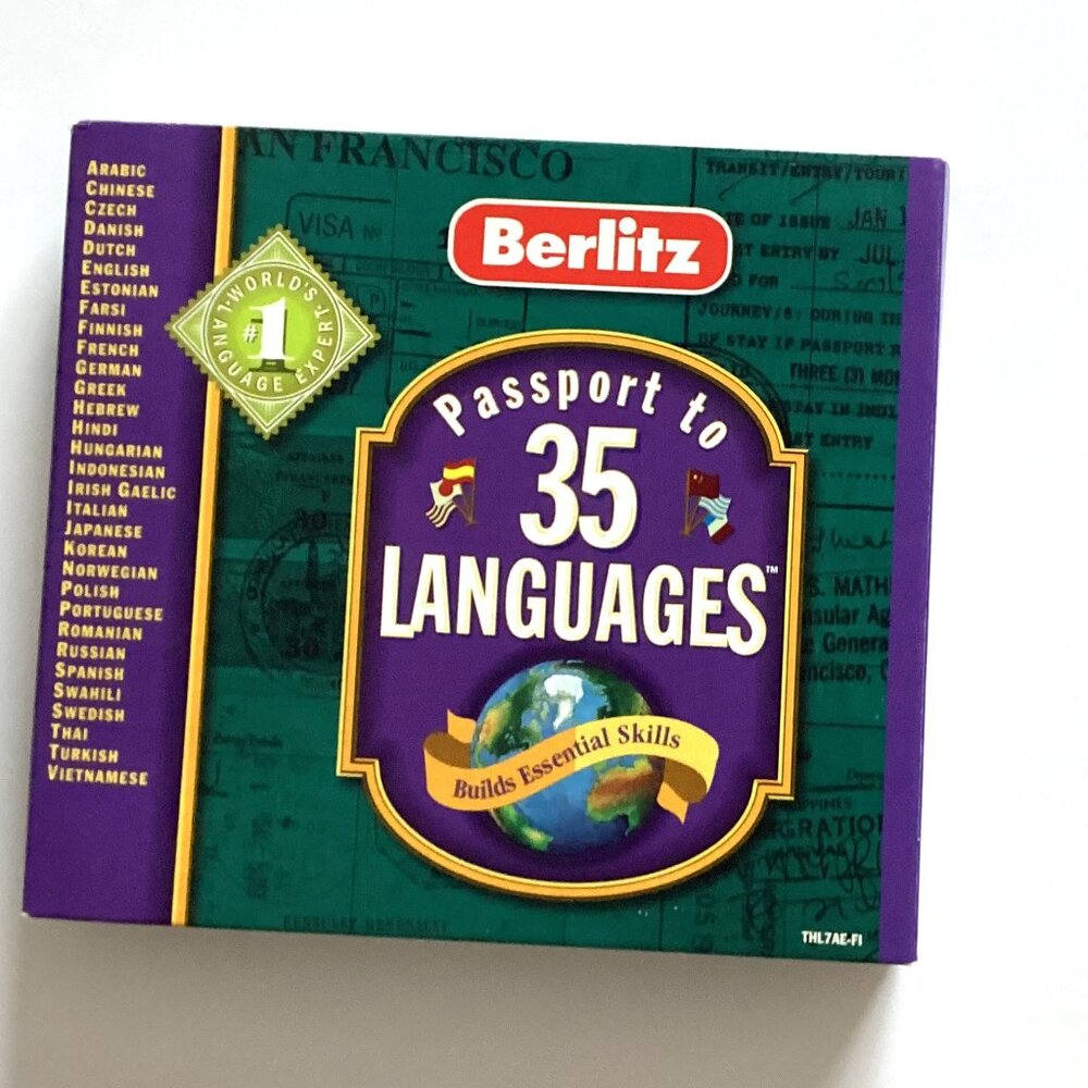 Berlitz Audio Course Passport to 35 Languages CD's Foreign Language Course